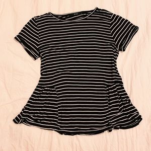 Black & White Striped Top!